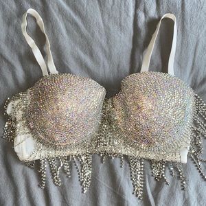 Rhinestone bra